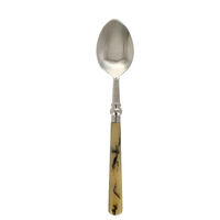 Horn Handle Dessert Spoon ( Large )