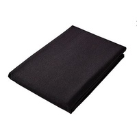 Tablecloth 285cm x 285cm Black Plain Caress
