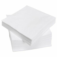 Serviettes Cocktail Disposable White
