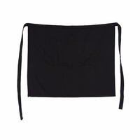 Apron Black Half Waiter