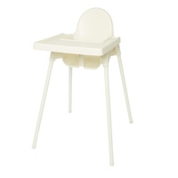High chair plastic with food tray