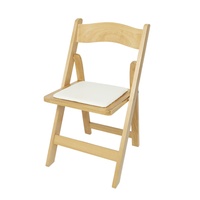 Timber Padded Folding Chair
