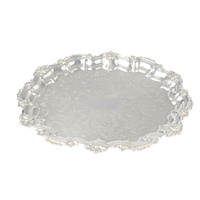 Silver Serving Tray Oval
