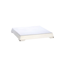 Silver Cake Stand Square