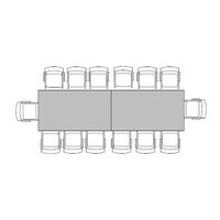 Banquette Table for 14 (1m x 3.6m)