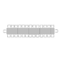 Banquette Table for 26 (1m x 7.2m)