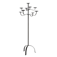 Wrought Iron Candelabra 9 Arm