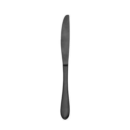 Black Dessert Knife