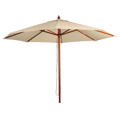 Market Umbrella with base 3Mtr Square Cream 