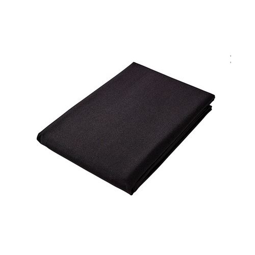 Tablecloth 180cm x 180cm Black Plain Caress
