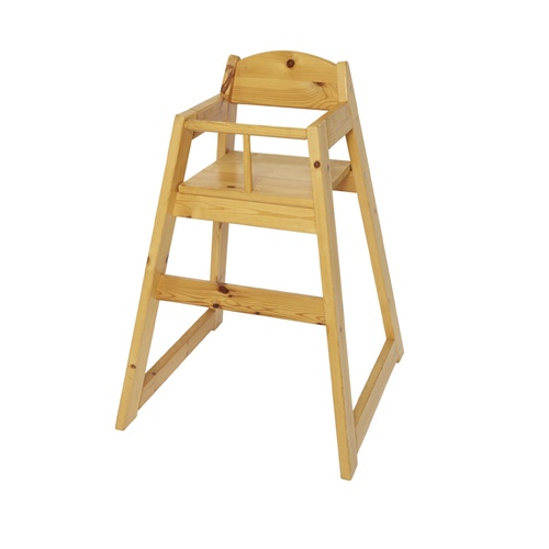 High chair wooden