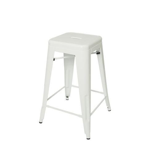 White Tolix style Stool
