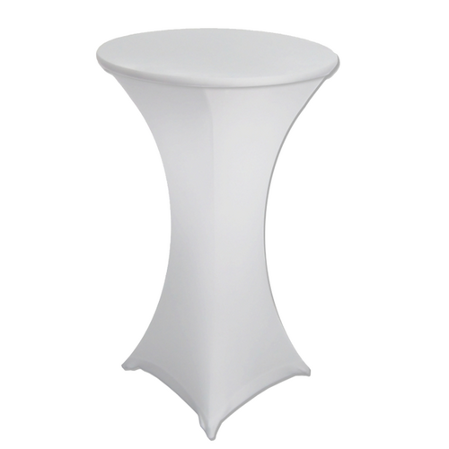 Cocktail Table with White Lycra Cover 