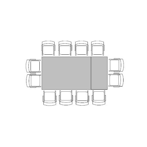 Banquette Table for 12 (1.2m x 2.4m)