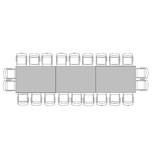 Banquette Table for 22 (1.2m x 5.4m)