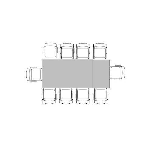 Banquette Table for 10 (1m x 2.4m)