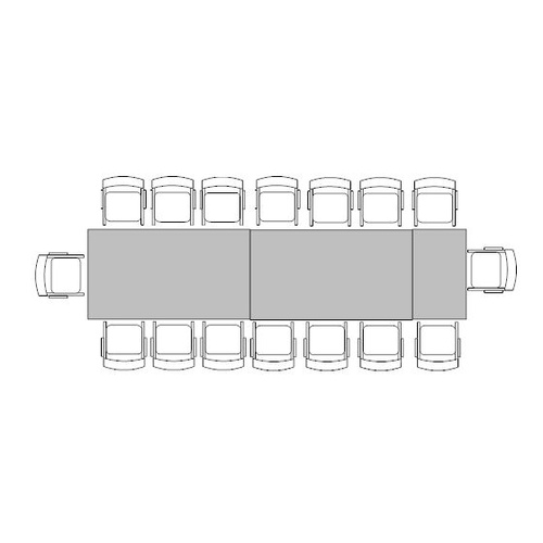Banquette Table for 16 (1m x 4.2m)