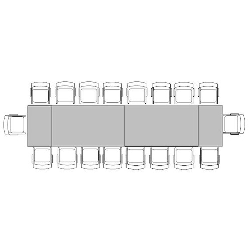 Banquette Table for 18 (1m x 4.8m)
