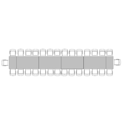 Banquette Table for 30 (1m x 8.4m)