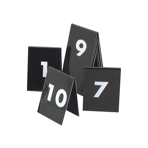 Table Number Small Black